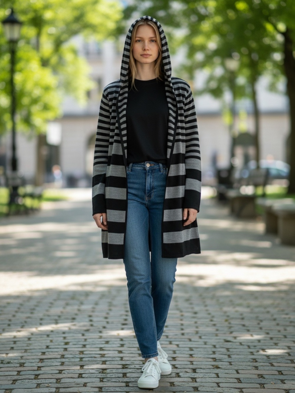 Hoodie Cardigan Sweater